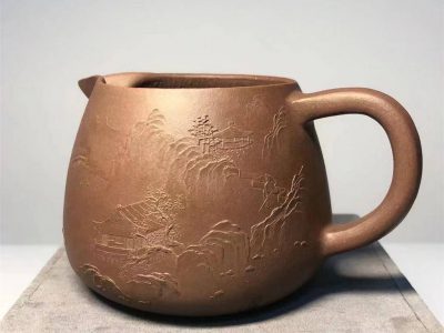 手工公道杯（子姵泥绘）