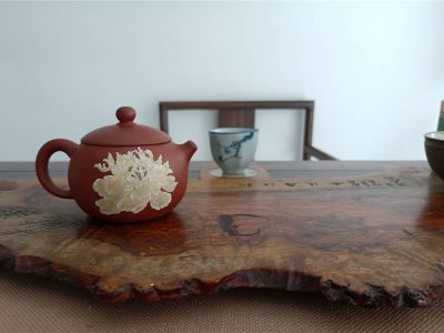 古法手工：西施壶（子姵泥绘）