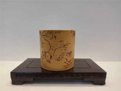 小笔筒（袁强陶刻）